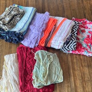 Colorful scarves